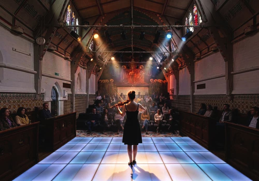Auditorium space at All Saints Chapel