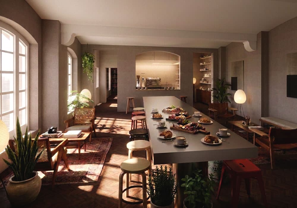 Café space at All Saints Chapel