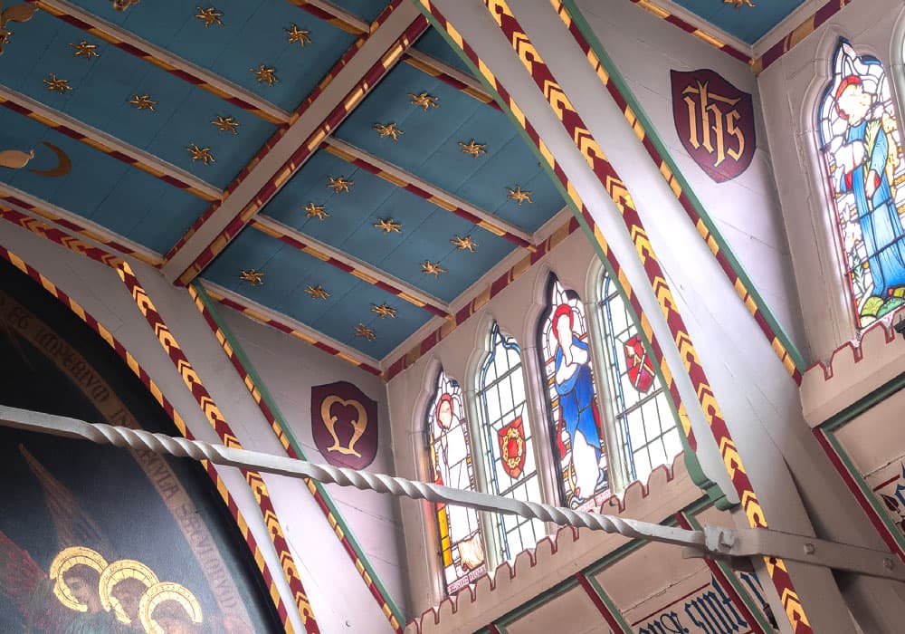 Inside view of All Saints Chapel